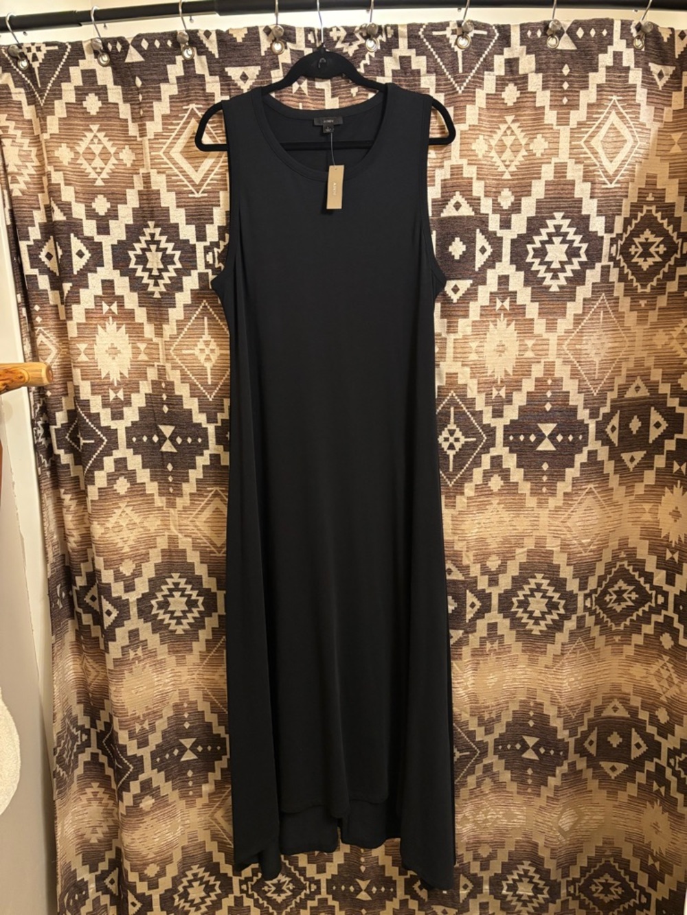 NWT J Crew High - Low Maxi Dress Size Large, 100% Cotton